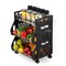 Stackable Rolling Metal Storage Cart – Multifunctional Organizer Basket with Wheels for Home, Kitchen, Office, Toys, or Retail